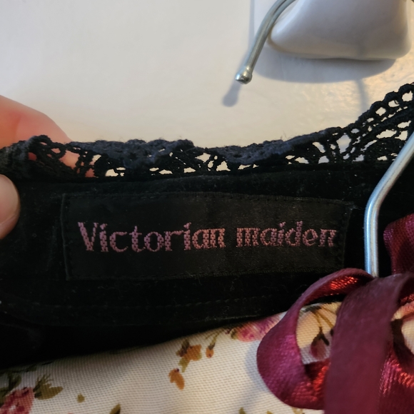 Victorian Maiden Velveteen Flare Sleeve Bolero Black Vintage Lolita EGL Y2K - Picture 2 of 5